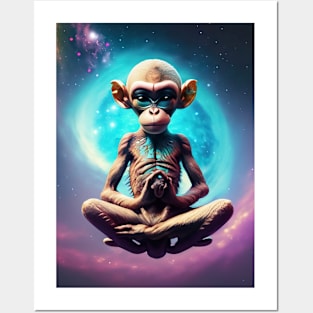 Yoga Monkey Posters and Art